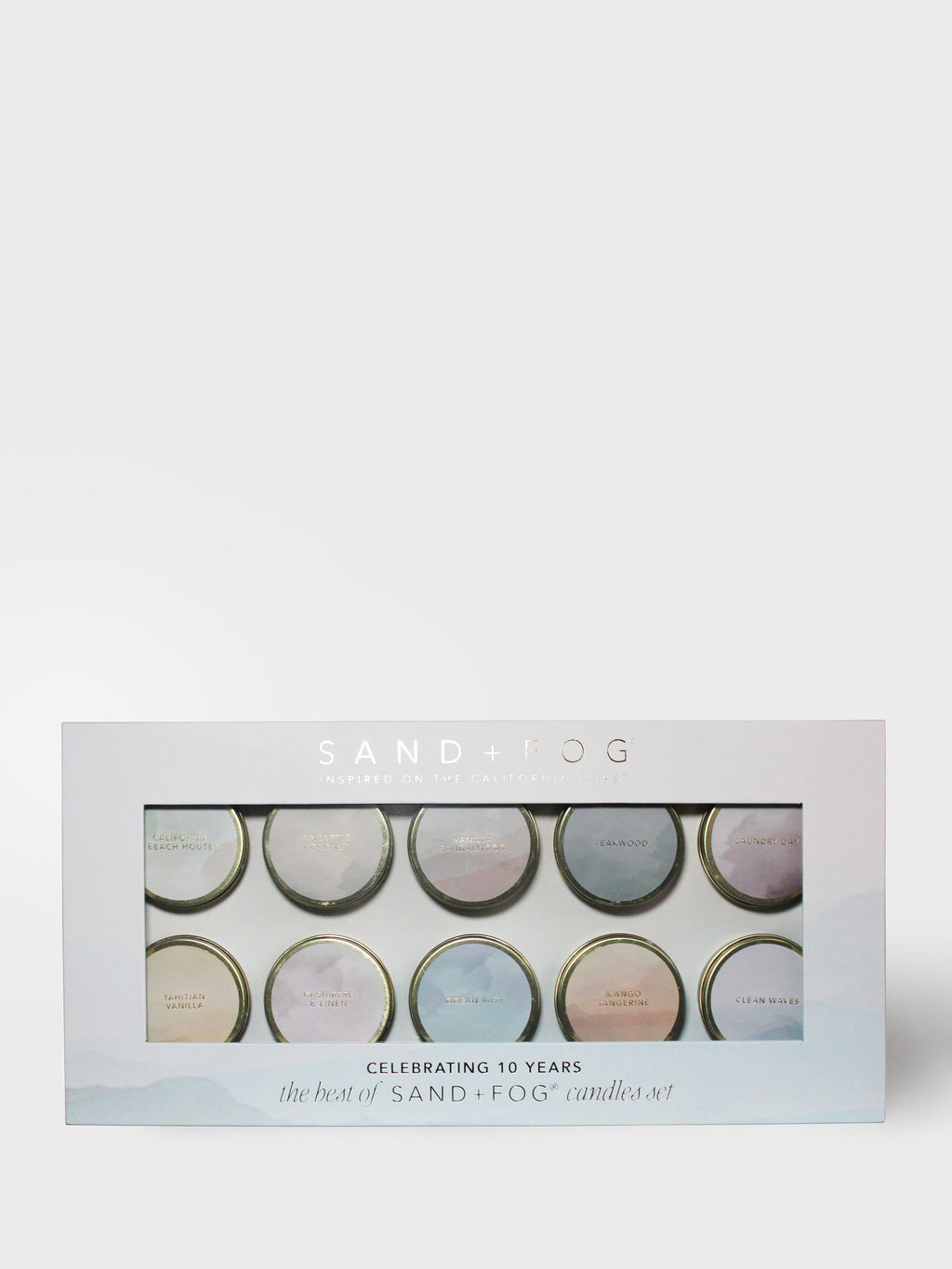 Cozy Ten Year Anniversary Candle Set