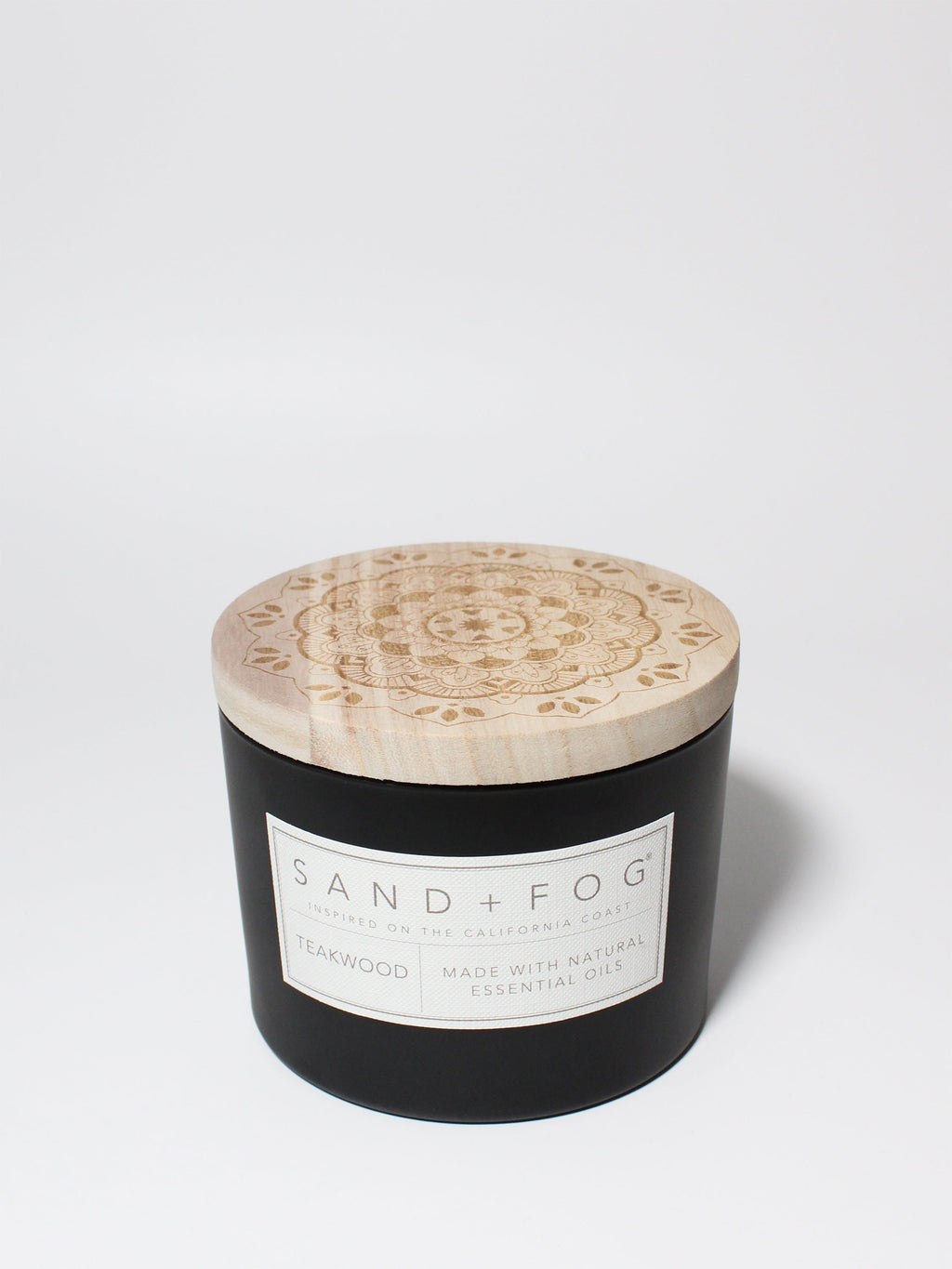 Cozy Teakwood 12 oz scented candle