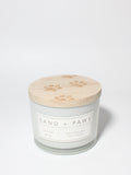 Cozy Sand + Paws Ocean Mist 12 oz scented candle