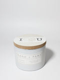 Cozy Sand + Paws Island Orchid 12 oz scented candle