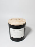 Cozy Sand + Paws Teakwood 21 oz scented candle
