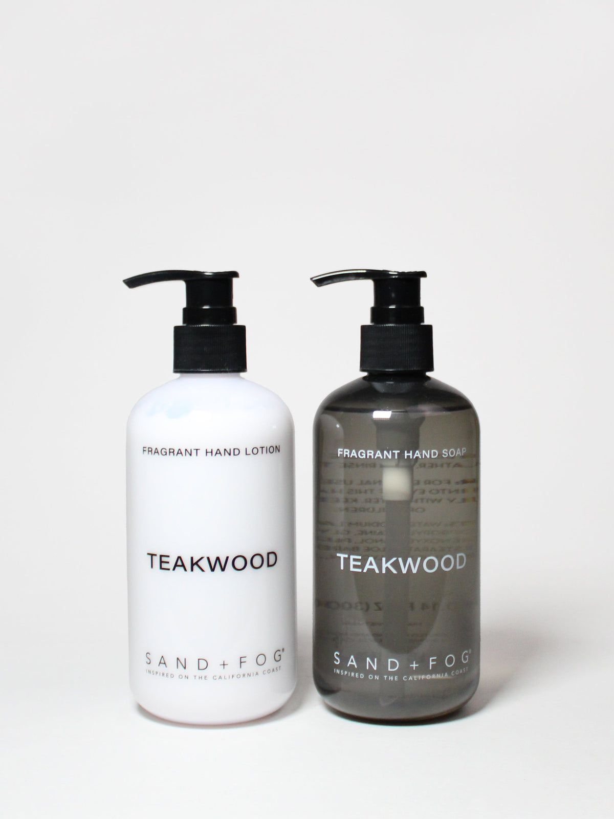 Curated Teakwood Soap & Lotion Set