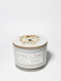 Cozy Sand + Paws Mango Tangerine 12 oz scented candle
