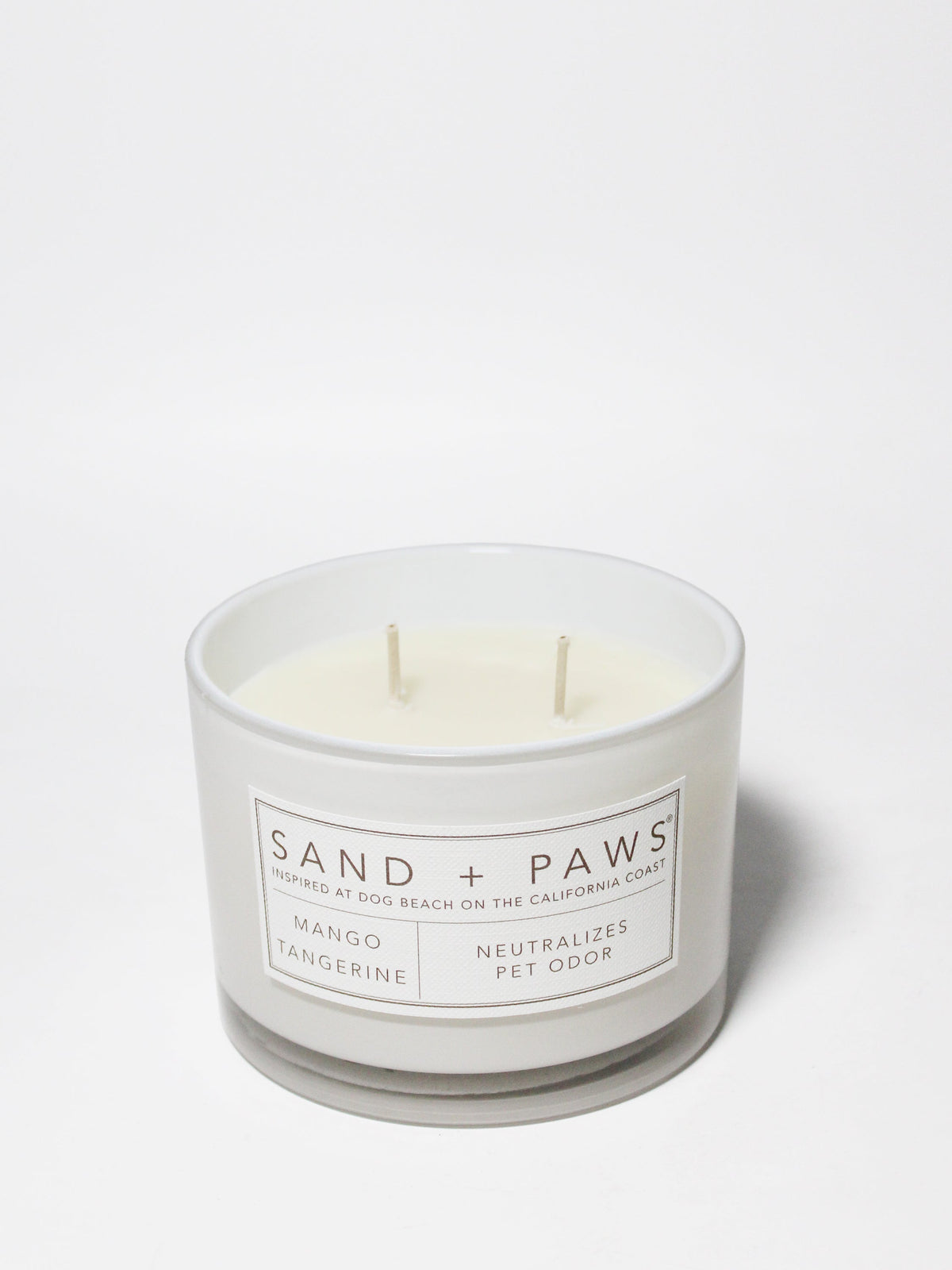 Cozy Sand + Paws Mango Tangerine 12 oz scented candle