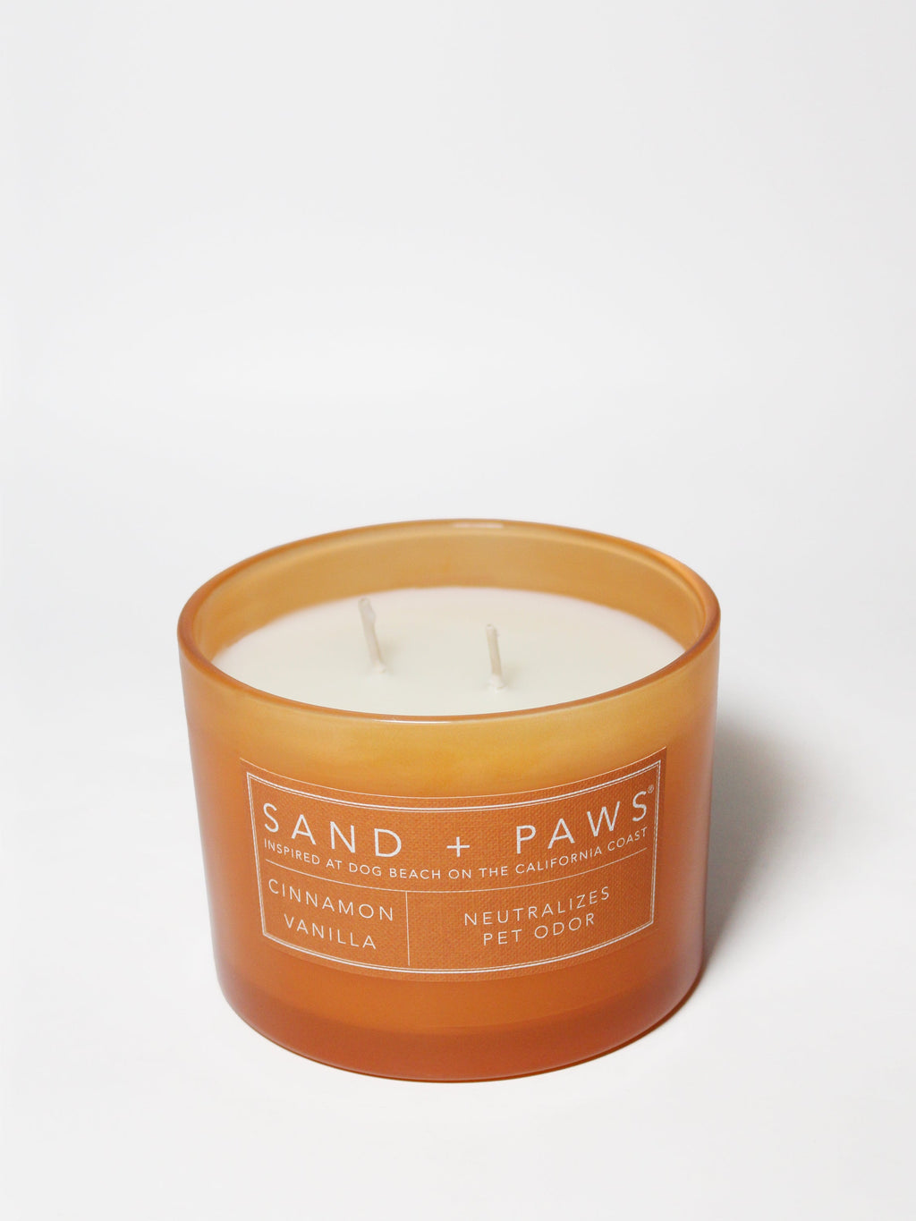Cozy Sand + Paws Cinnamon Vanilla 12 oz scented candle