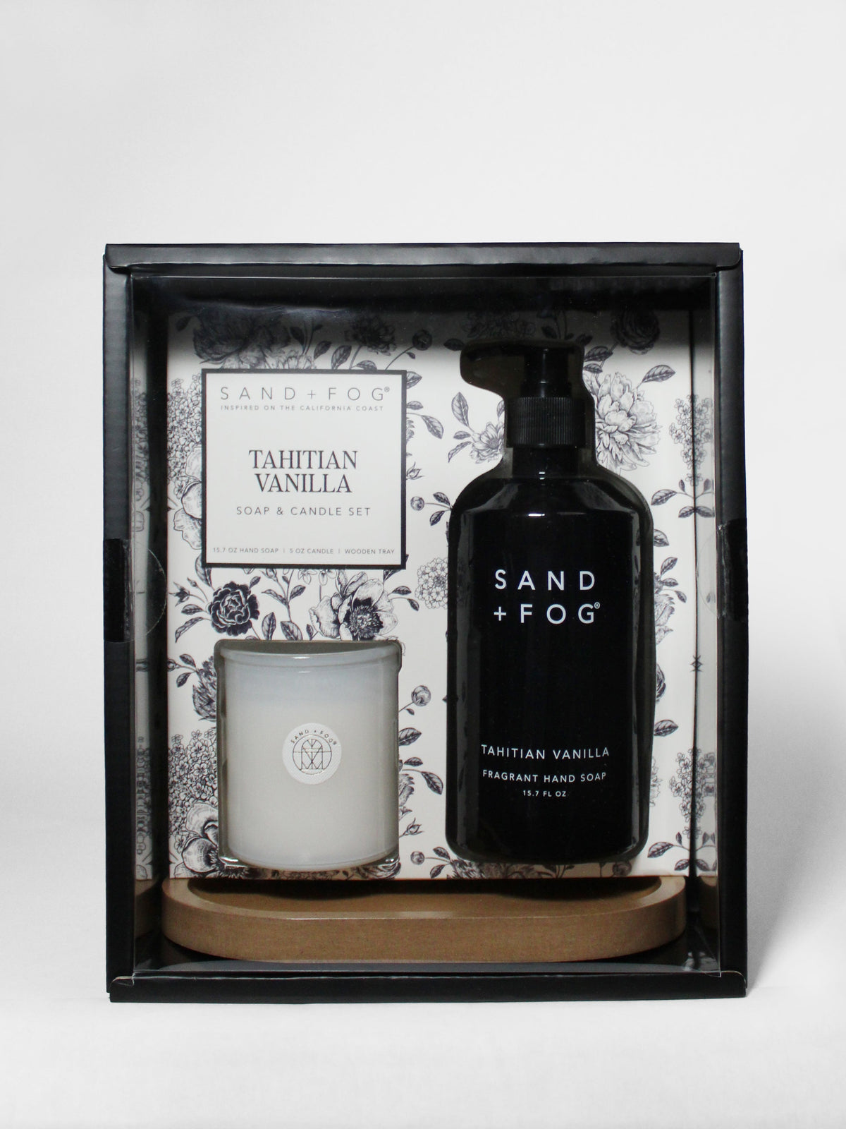 Gentle Tahitian Vanilla Hand Soap & Candle Set