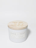 Cozy Sand + Paws Lemon & Red Currant 12 oz scented candle