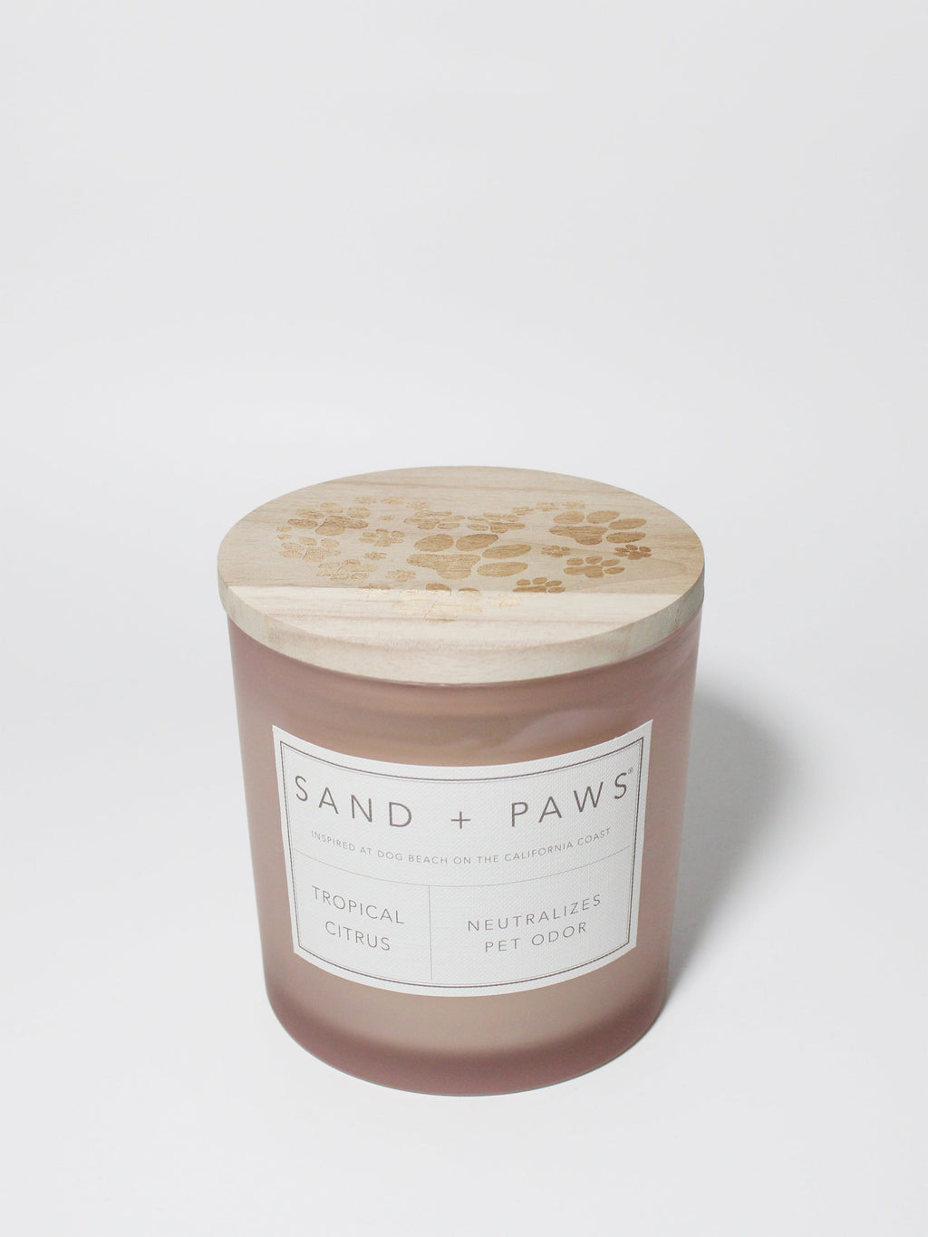 Cozy Sand + Paws Tropical Citrus 21 oz scented candle