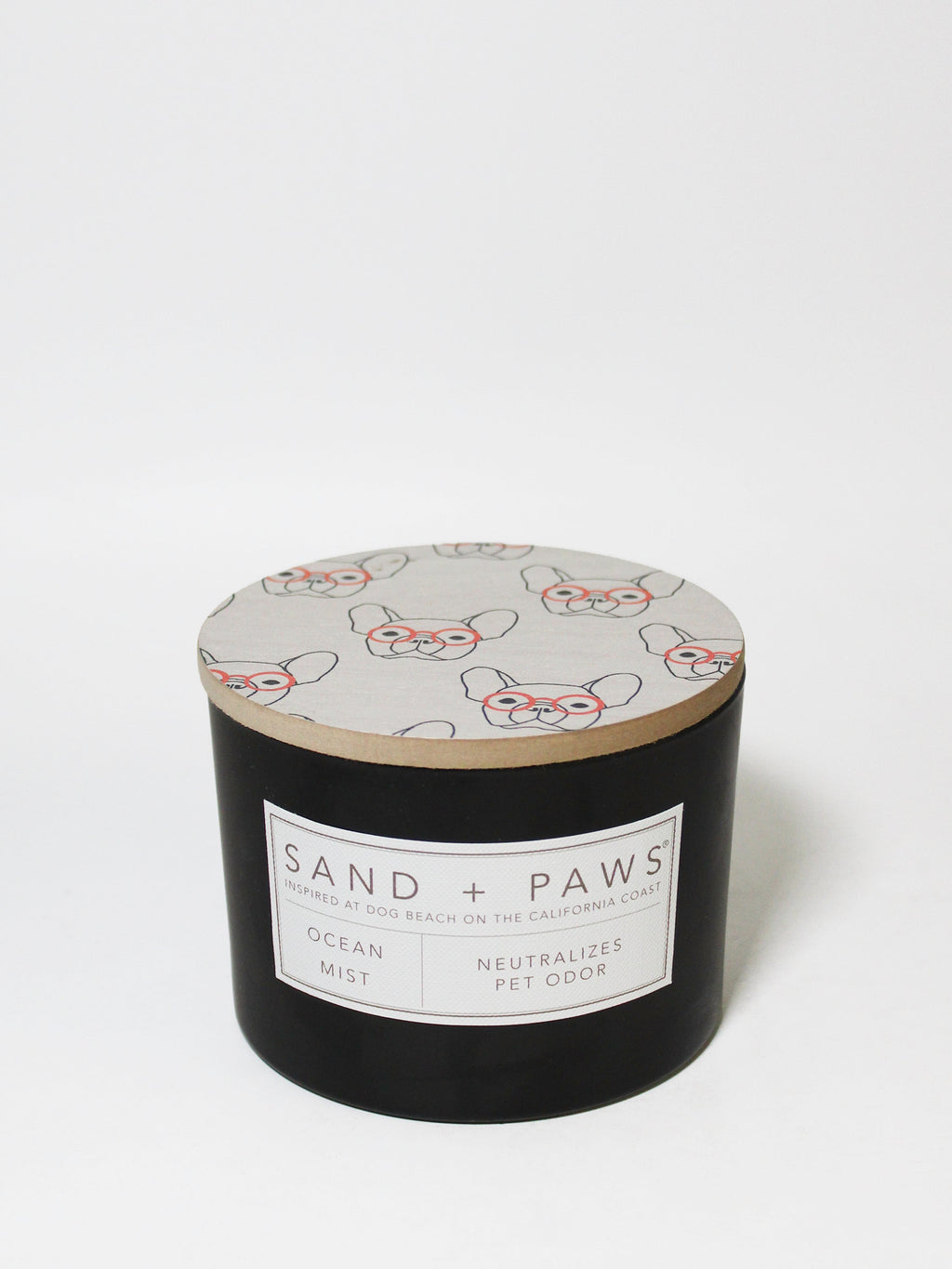 Cozy Sand + Paws Ocean Mist 12 oz scented candle