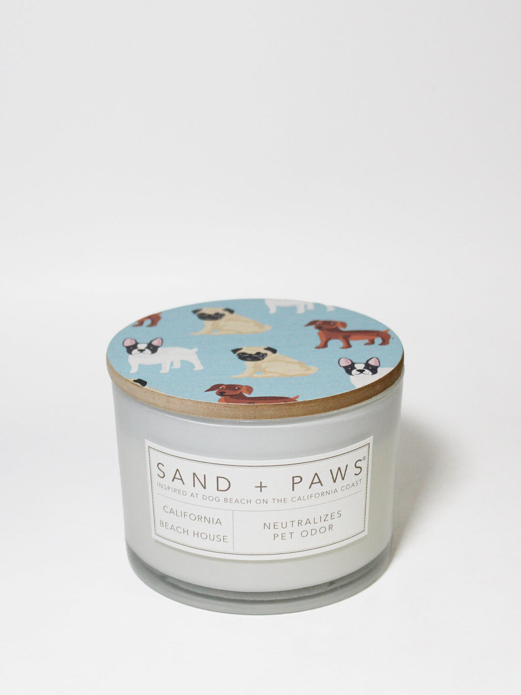 Cozy Sand + Paws California Beach House 12 oz scented candle