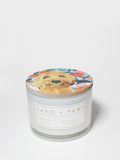 Cozy Sand + Paws Coconut & Palm 12 oz scented candle