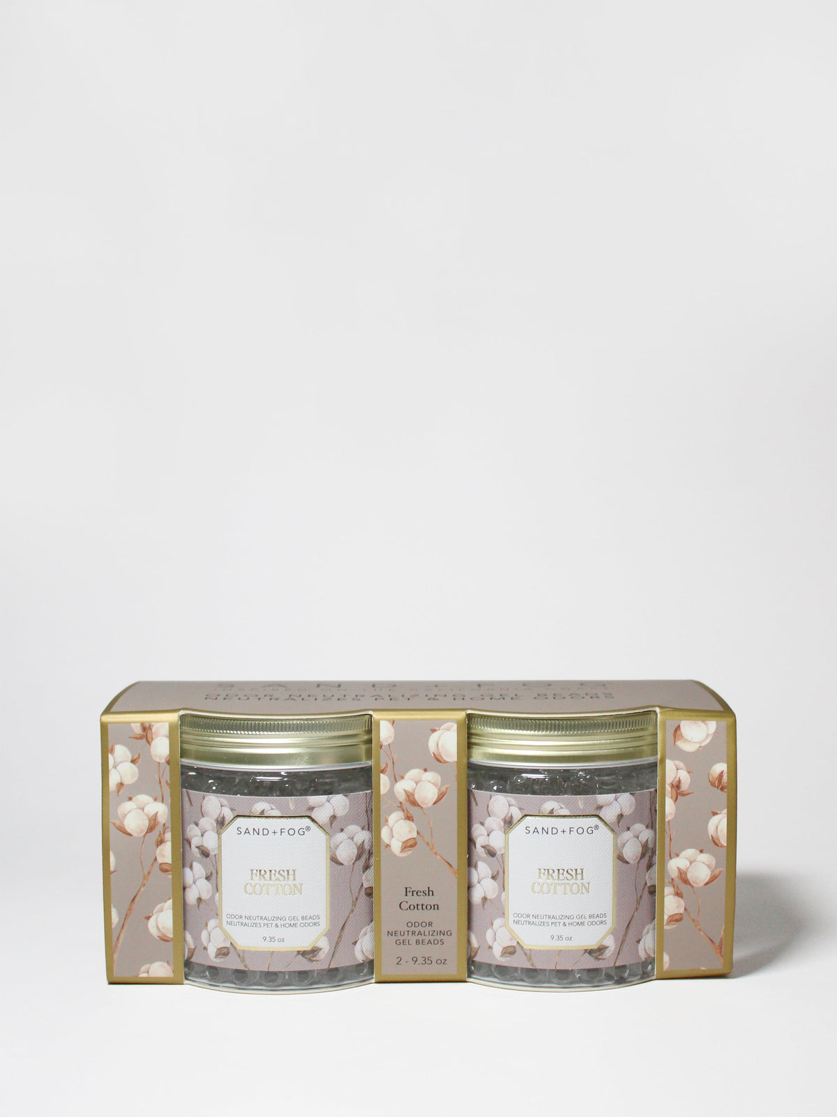 Elegant Fresh Cotton 9.35 oz Gel Scent Beads Pack of 2