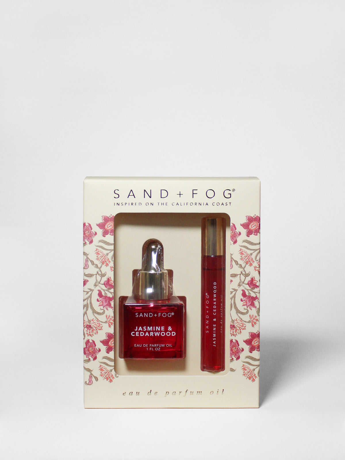 Signature Perfume Oil Rollerball and Perfume Dropper Set - Jasmine & Cedarwood