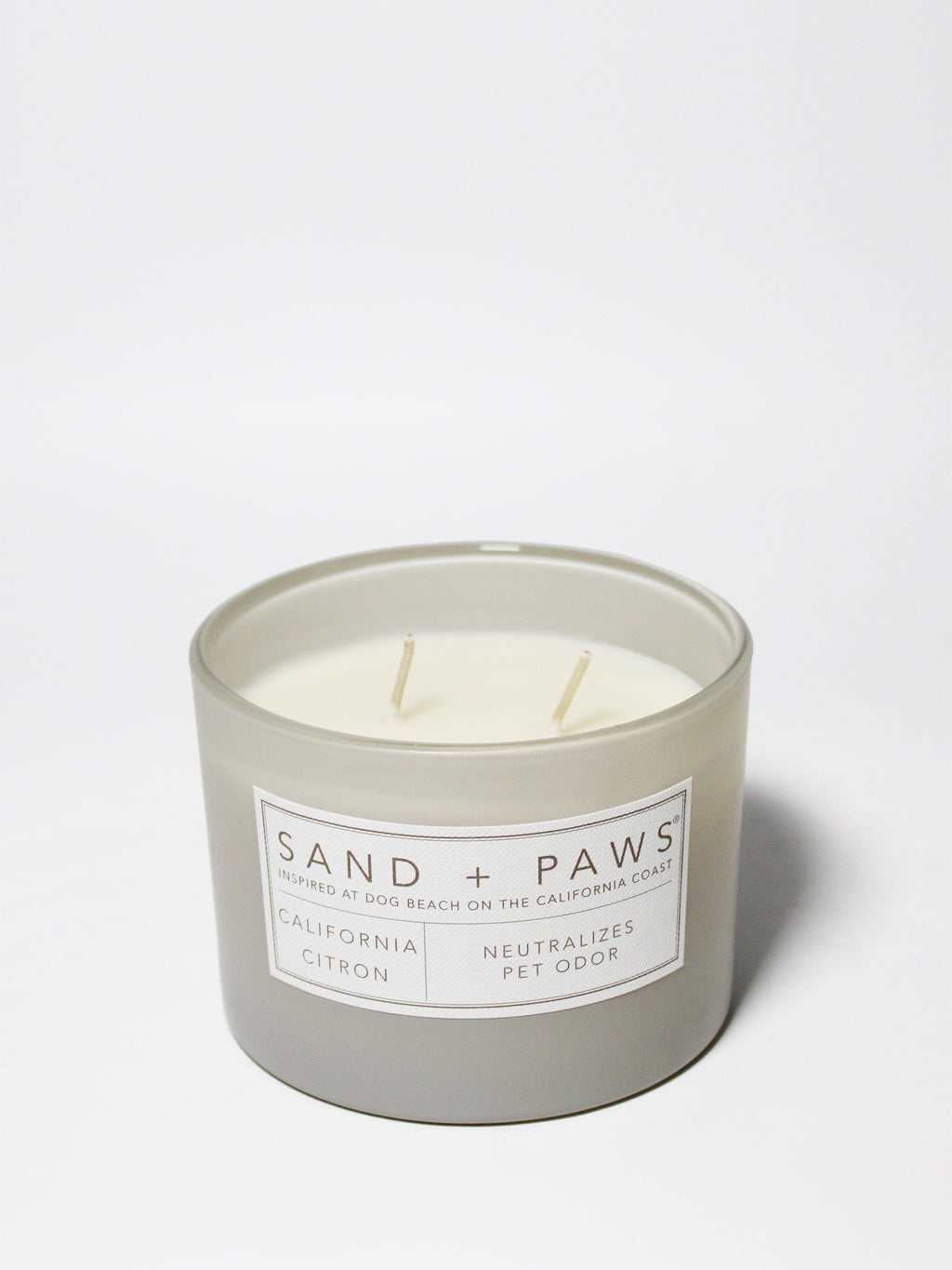 Cozy Sand + Paws California Citron 12 oz scented candle