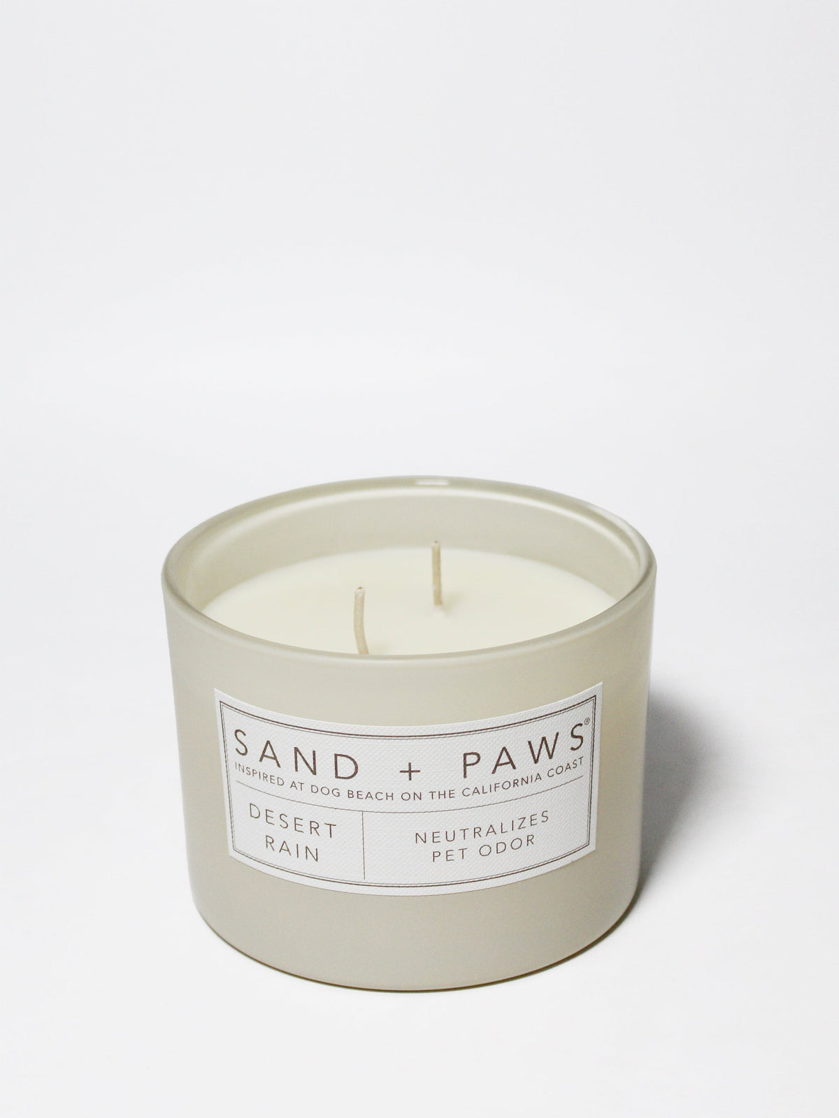 Cozy Sand + Paws Desert Rain 12 oz scented candle