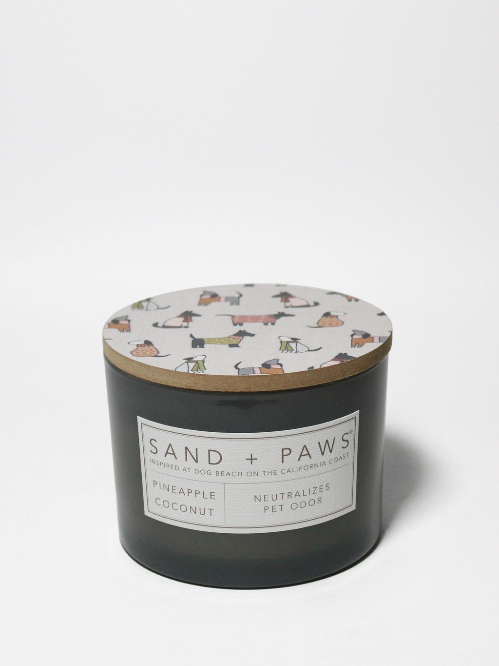 Cozy Sand + Paws Pineapple Coconut 12 oz scented candle