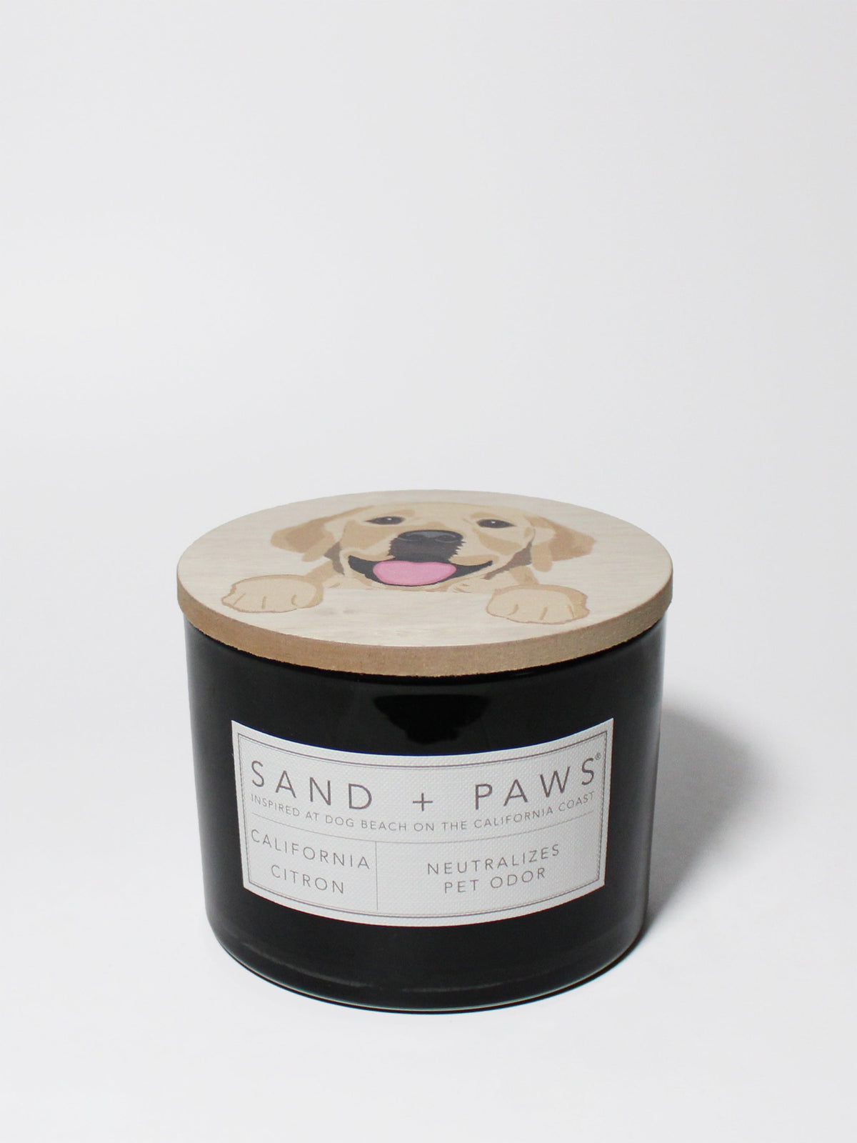 Cozy Sand + Paws California Citron 12 oz scented candle