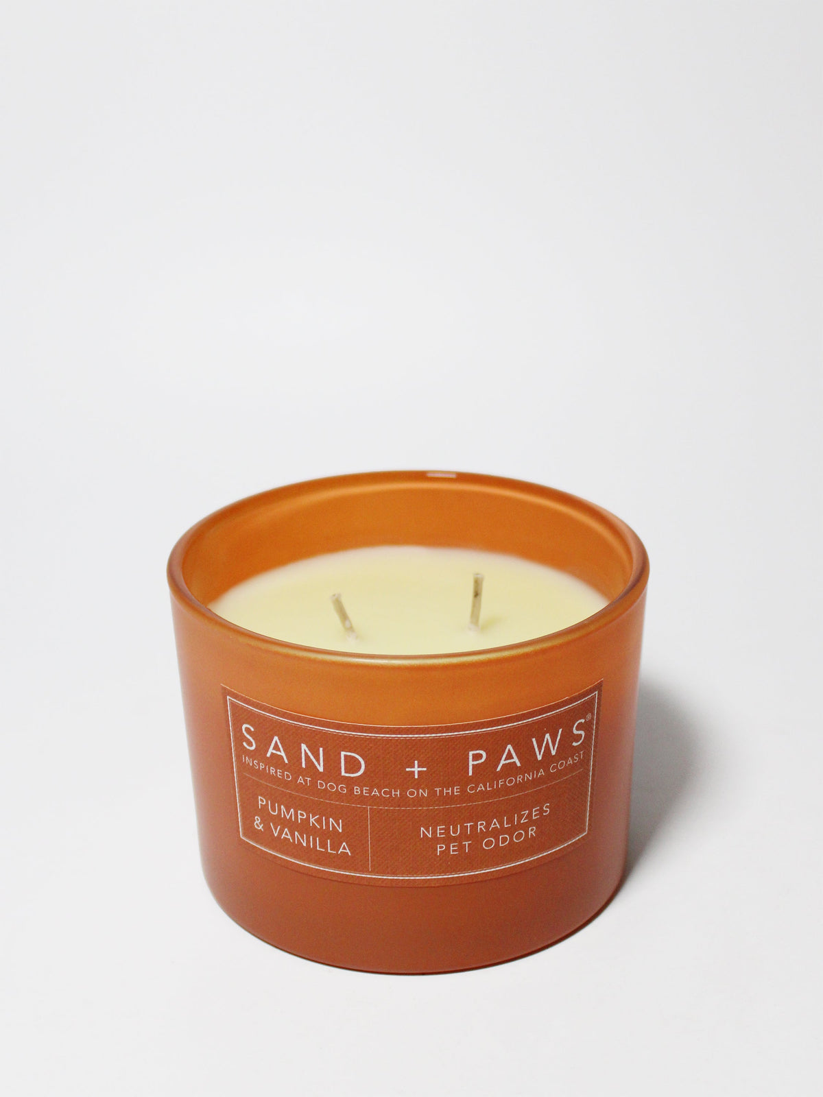 Cozy Sand + Paws Pumpkin & Vanilla 12 oz scented candle