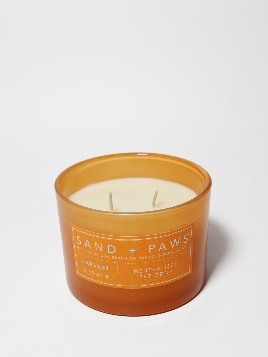 Cozy Sand + Paws Harvest Wreath 12 oz scented candle