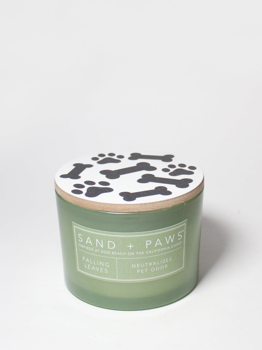 Cozy Sand + Paws Falling Leaves 12 oz scented candle