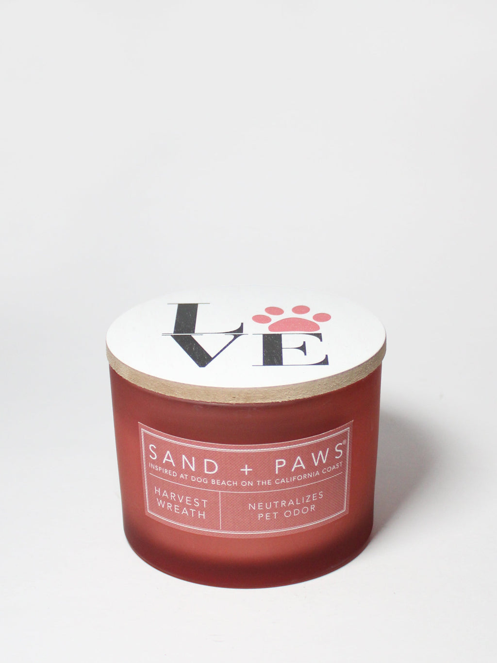 Cozy Sand + Paws Harvest Wreath 12 oz scented candle