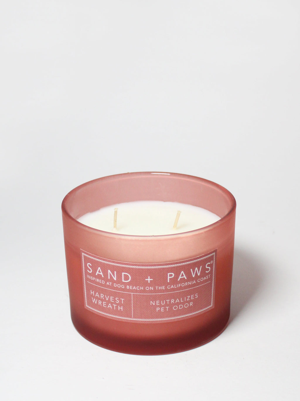 Cozy Sand + Paws Harvest Wreath 12 oz scented candle