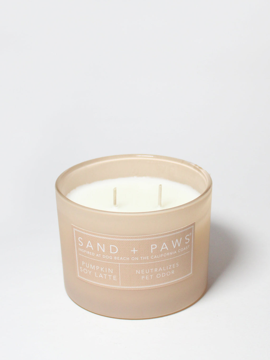 Cozy Sand + Paws Pumpkin Soy Latte 12 oz scented candle