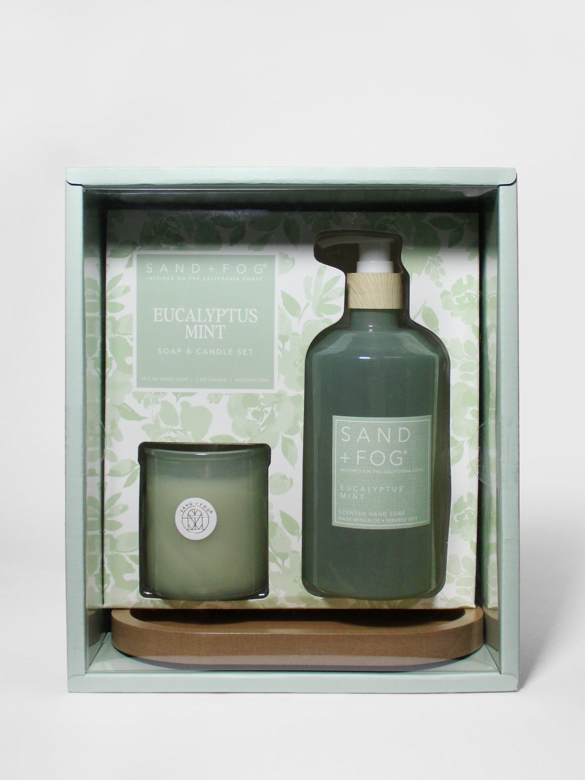 Gentle Eucalyptus Mint Hand Soap & Candle Set