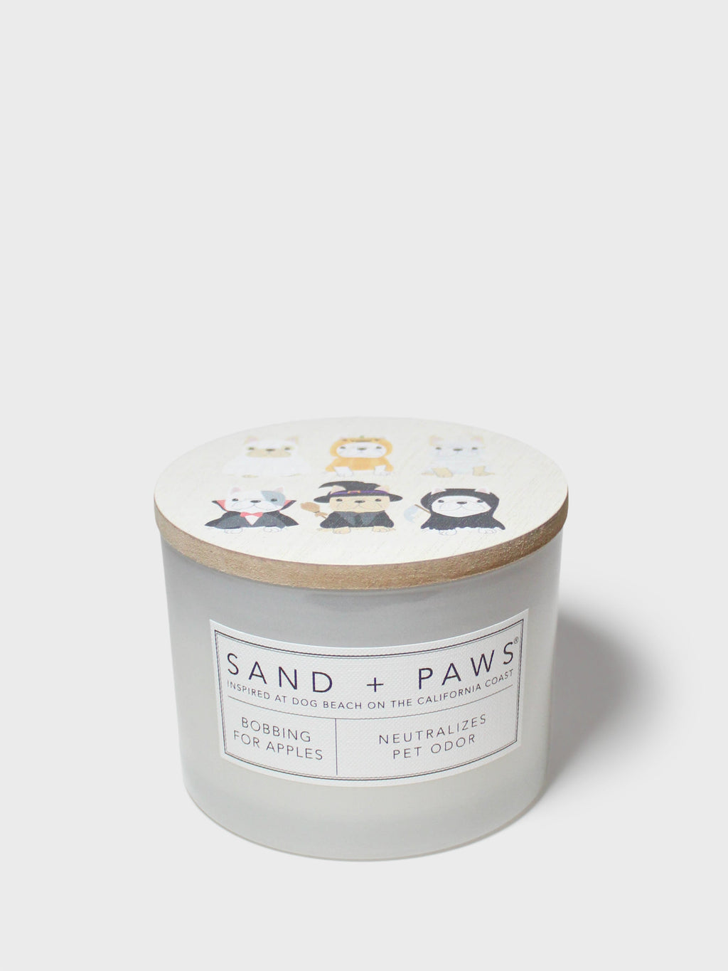 Cozy Sand + Paws Bobbing for Apples 12 oz scented candle