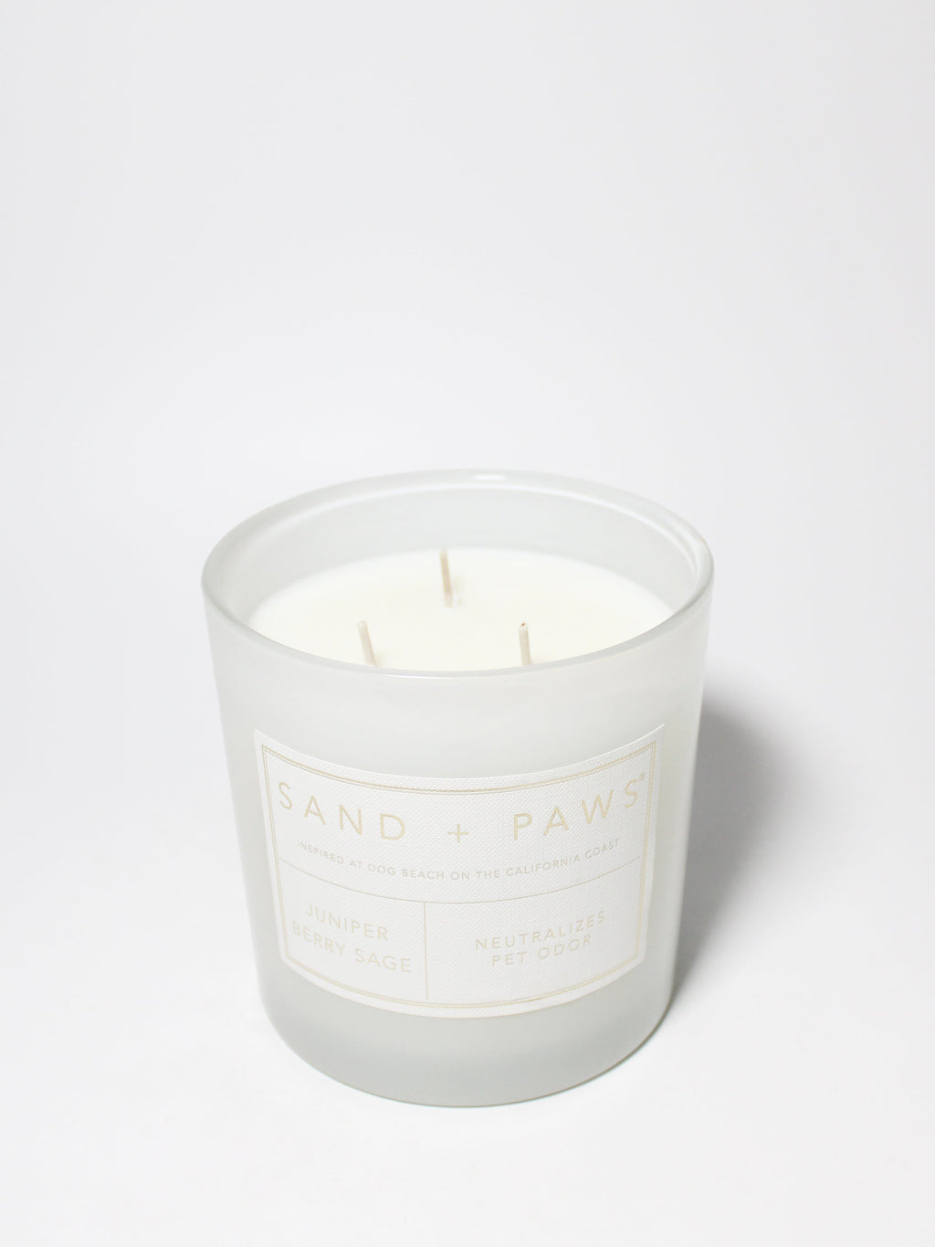 Cozy Sand + Paws Juniper Berry Sage 21 oz scented candle