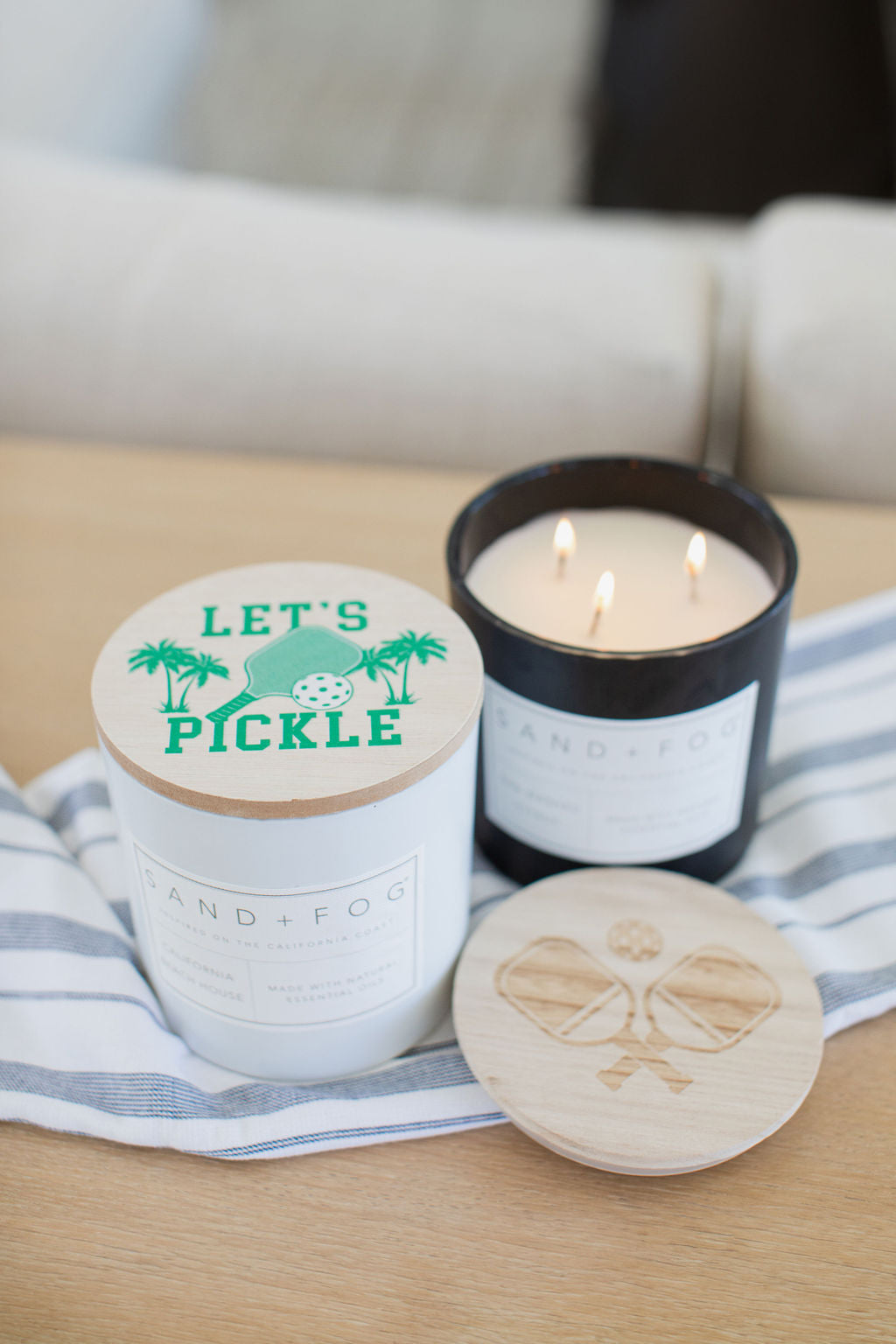 Cozy California Beach House 21 oz scented candle