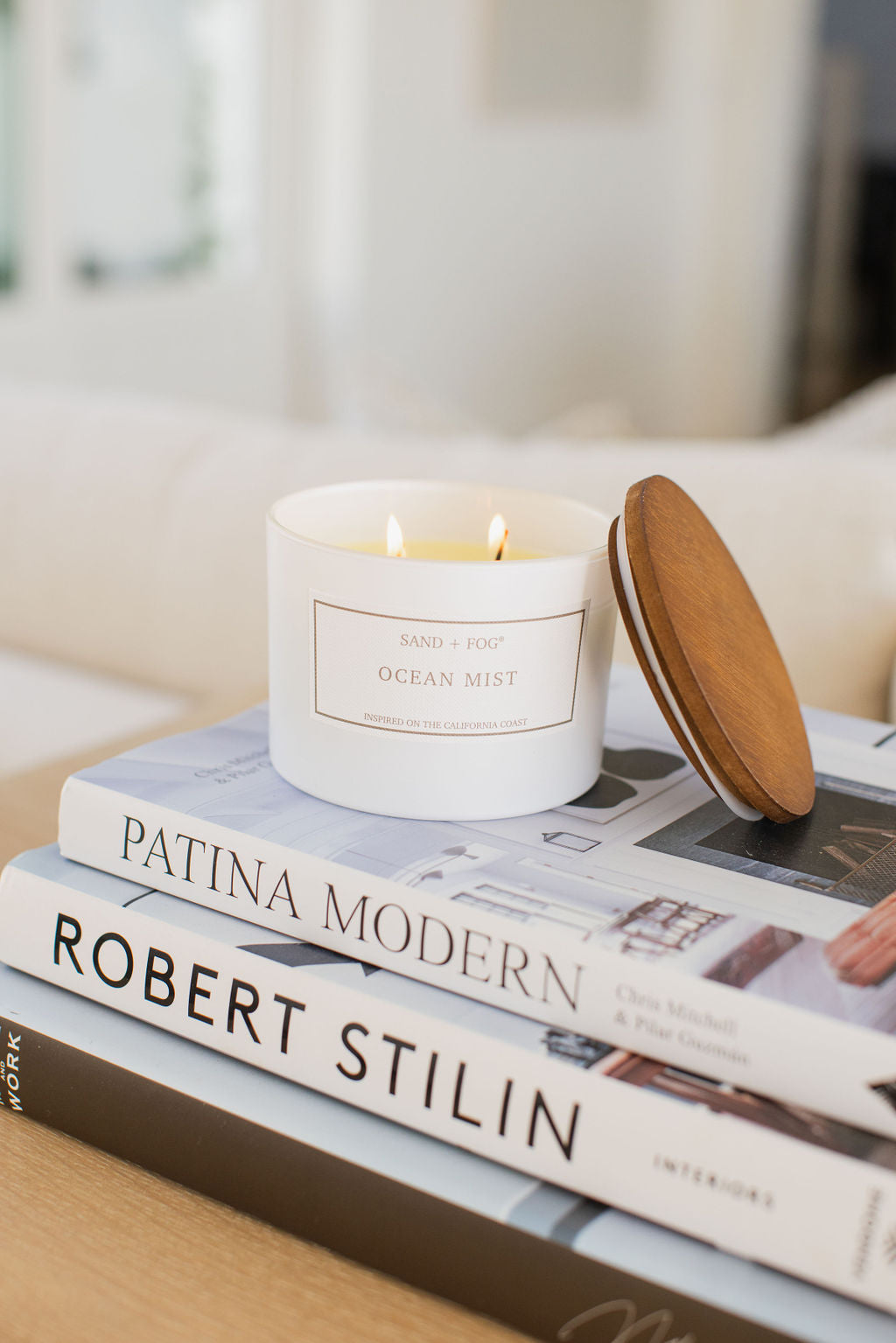 Cozy Ocean Mist 12 oz scented candle