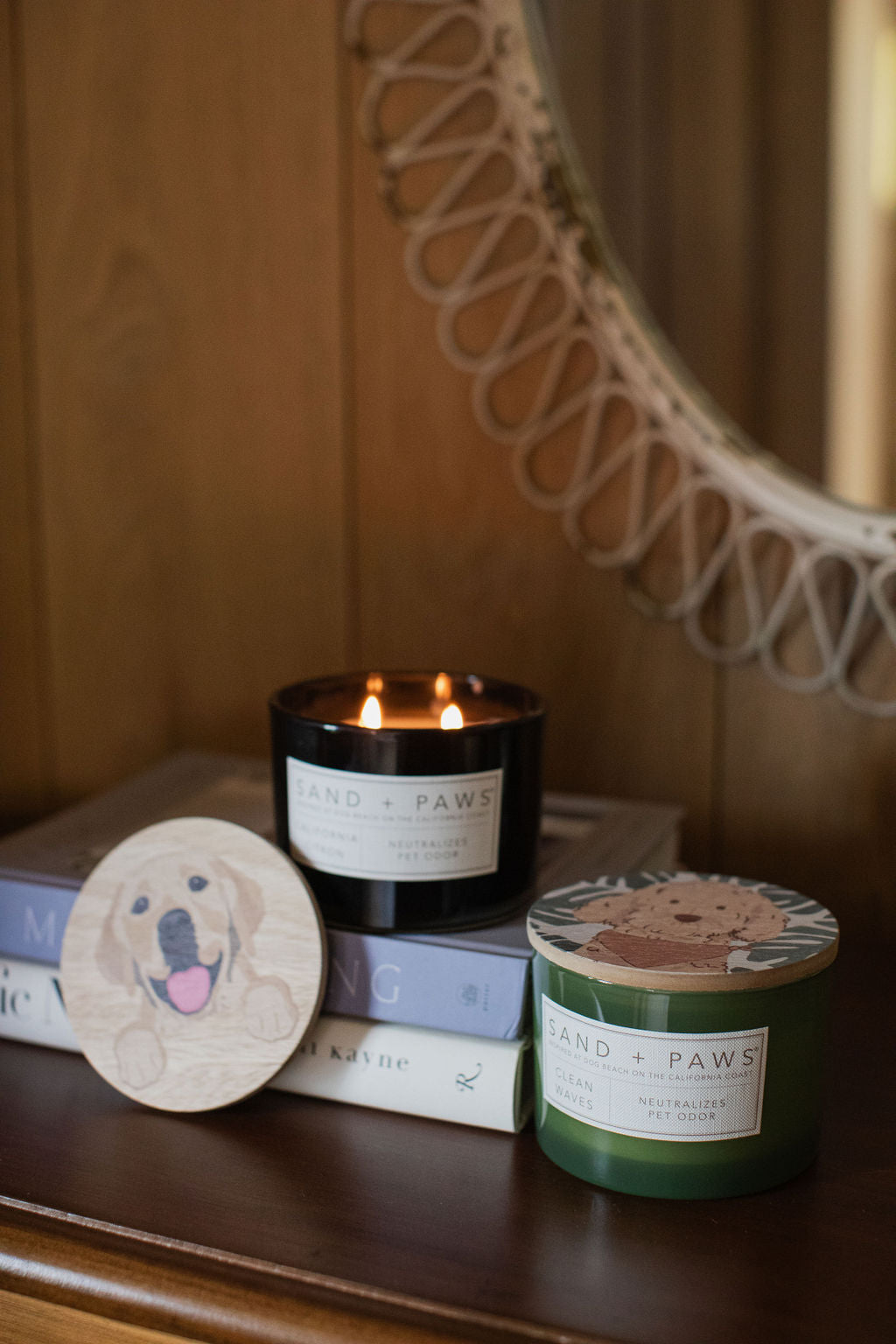 Cozy Sand + Paws California Citron 12 oz scented candle