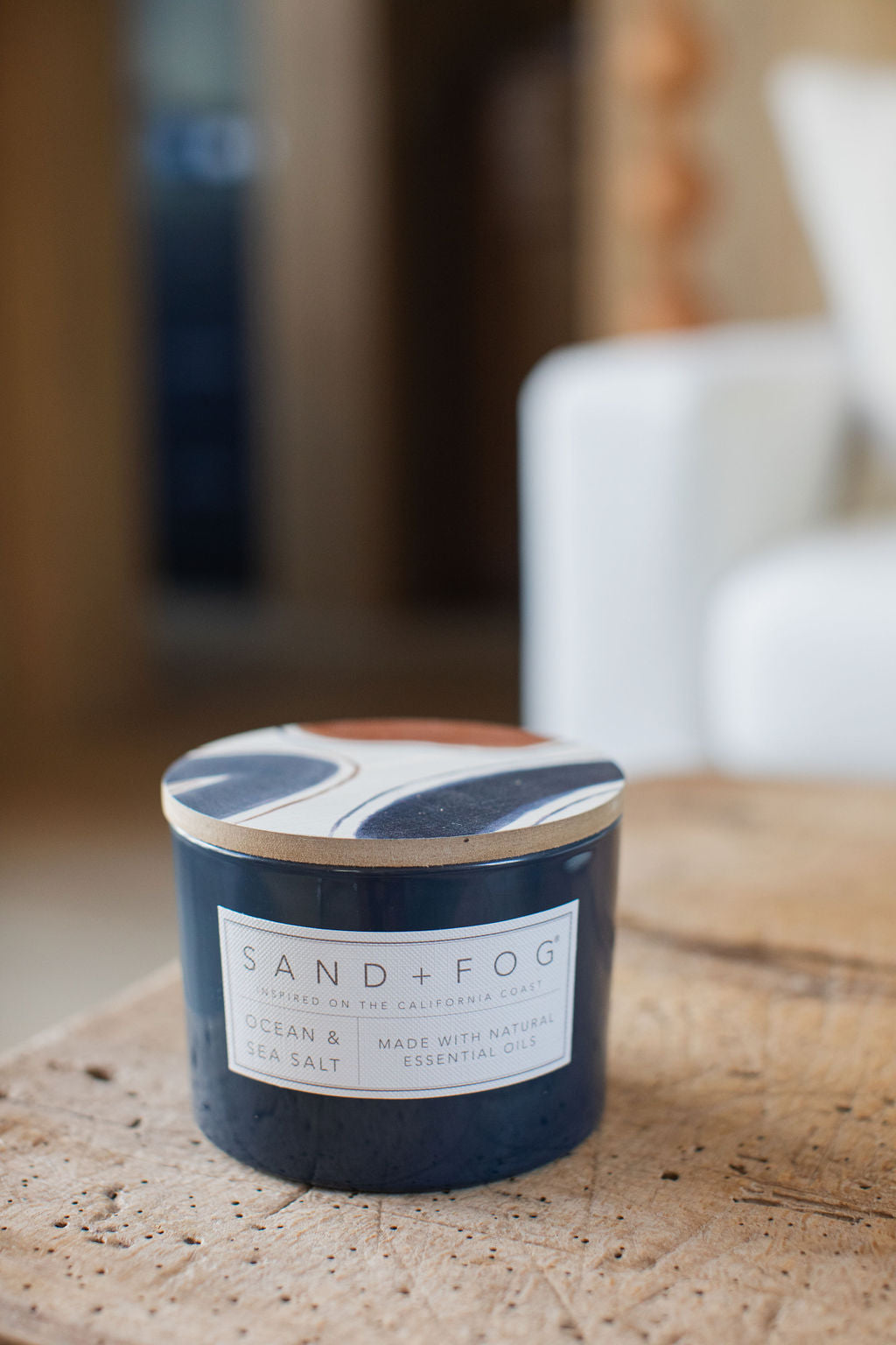 Cozy Ocean & Sea Salt 12 oz scented candle