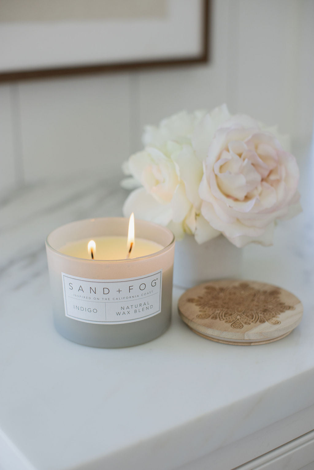 Cozy Indigo 12 oz scented candle