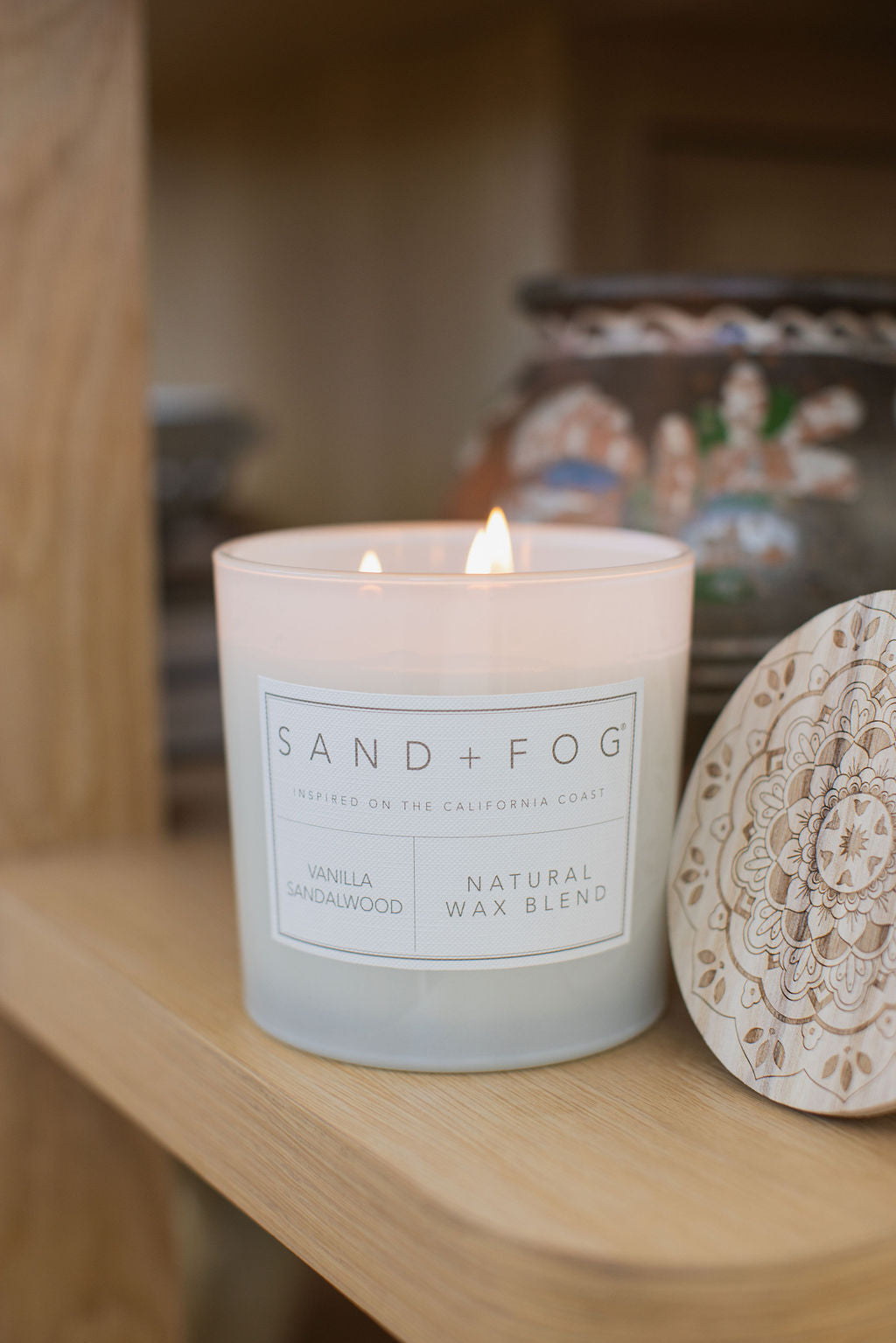 Cozy Vanilla Sandalwood 21 oz scented candle