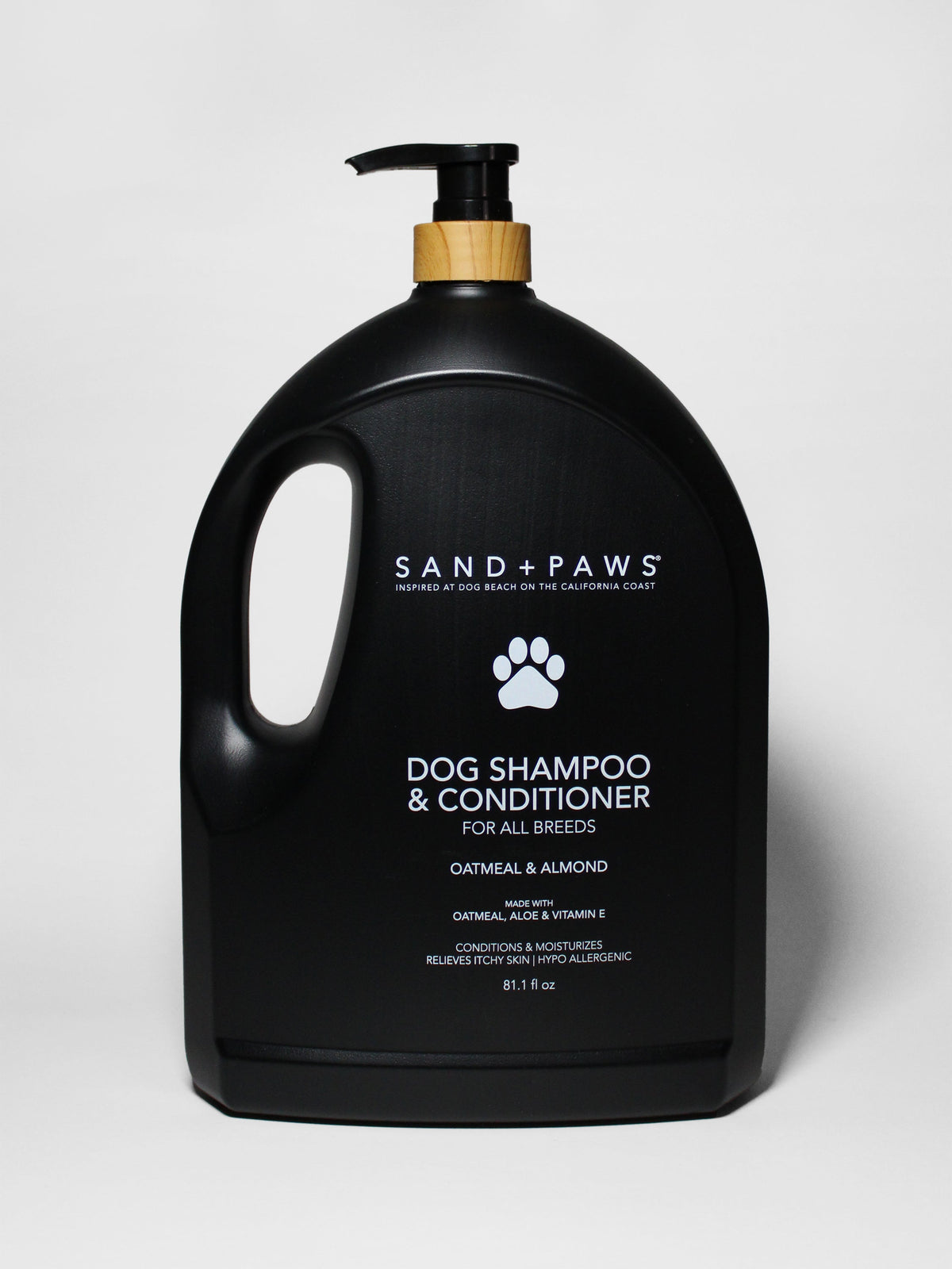 Elegant Sand + Paws Pet Shampoo & Conditioner - Oatmeal & Almond