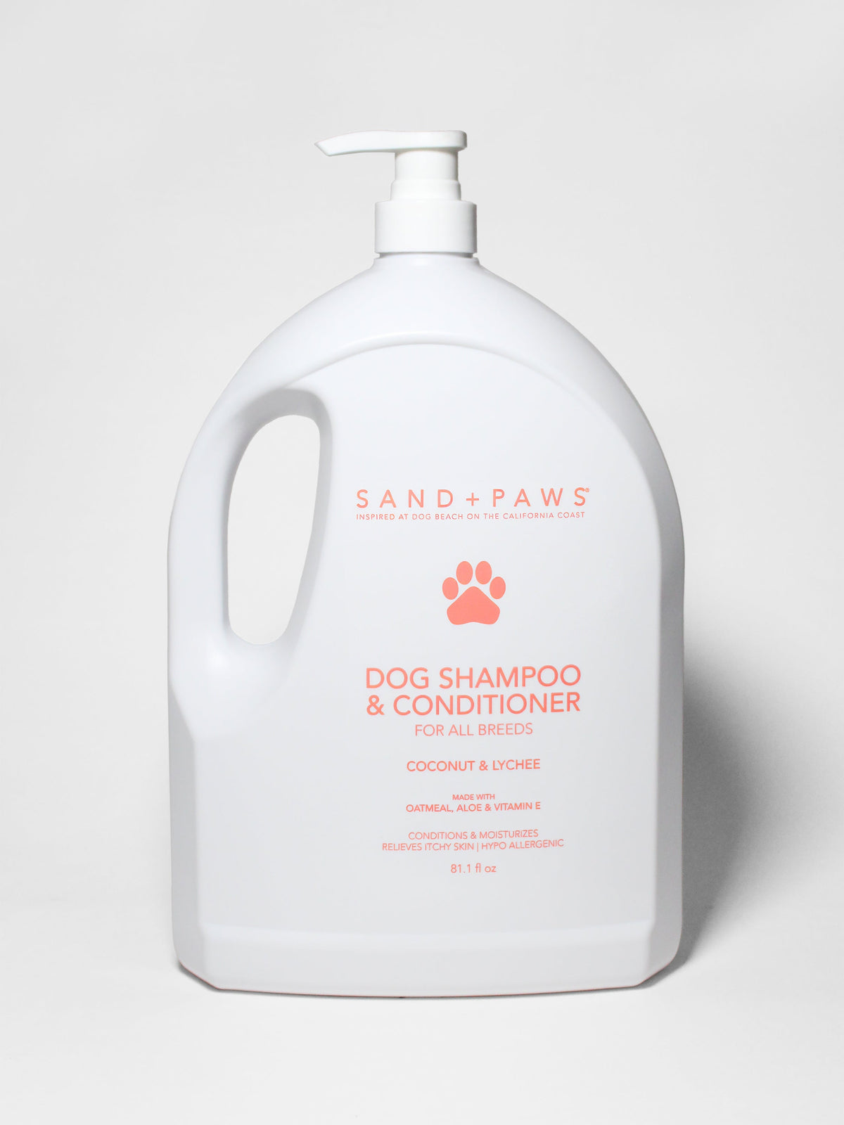 Elegant Sand + Paws Pet Shampoo & Conditioner - Coconut & Lychee
