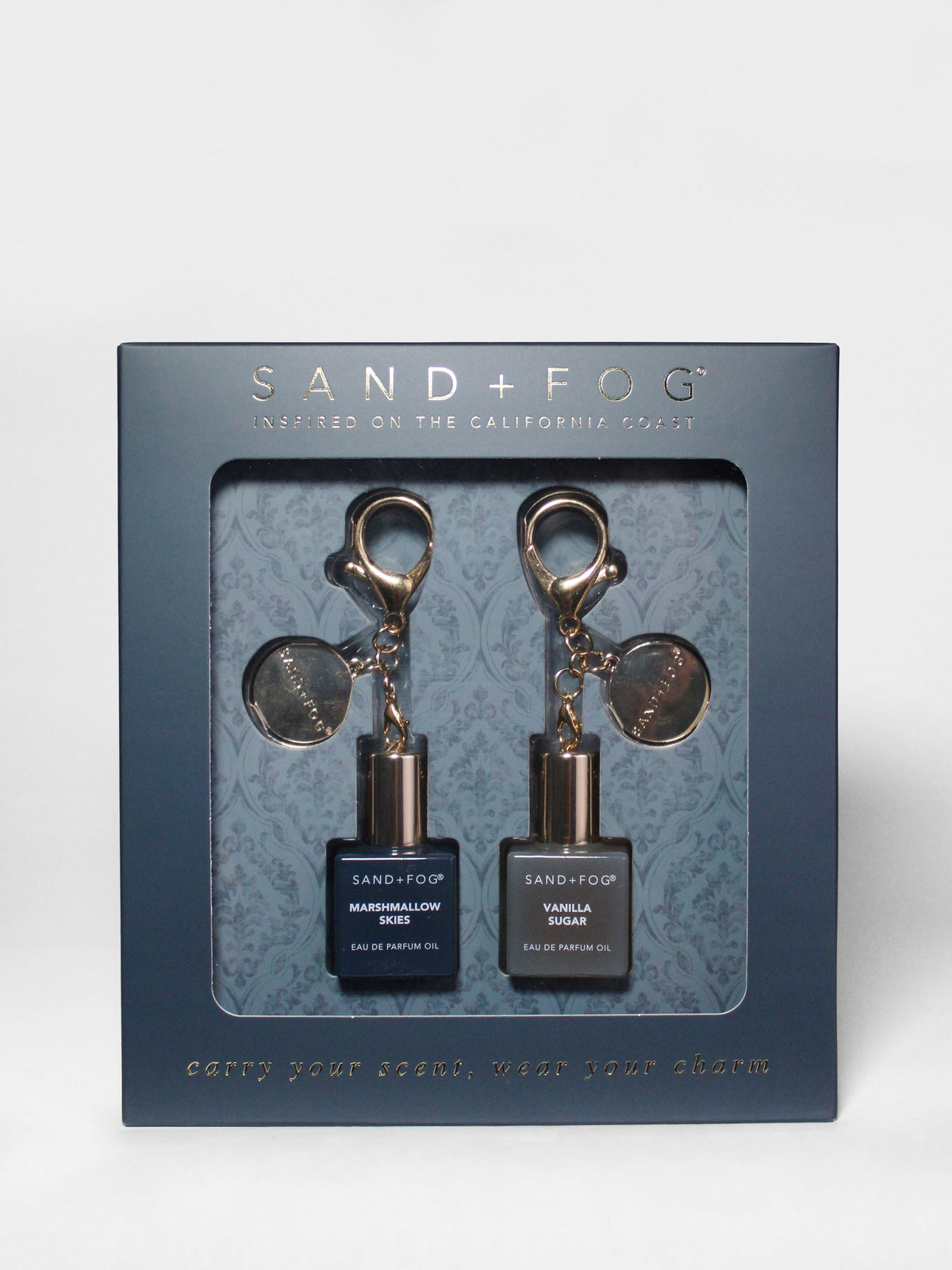 Signature Bag Charm Perfume Oil Rollerball Set - Marshmallow Skies + Vanilla Sugar
