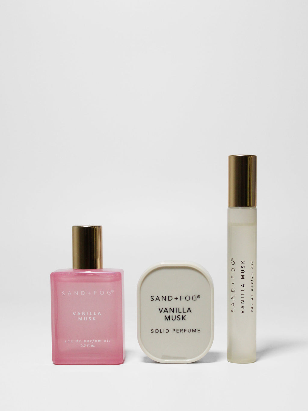 Signature Perfume Oil Rollerballs and Solid Perfume Set - Vanilla Musk