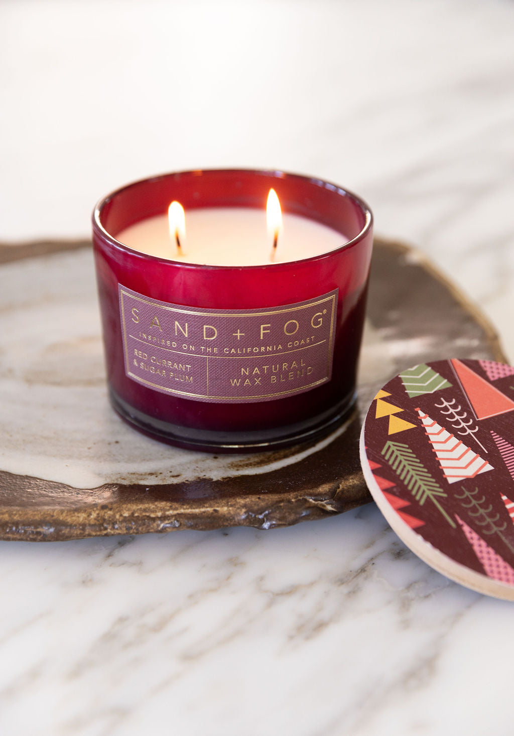 Cozy Red Currant & Sugar Plum 12 oz scented candle