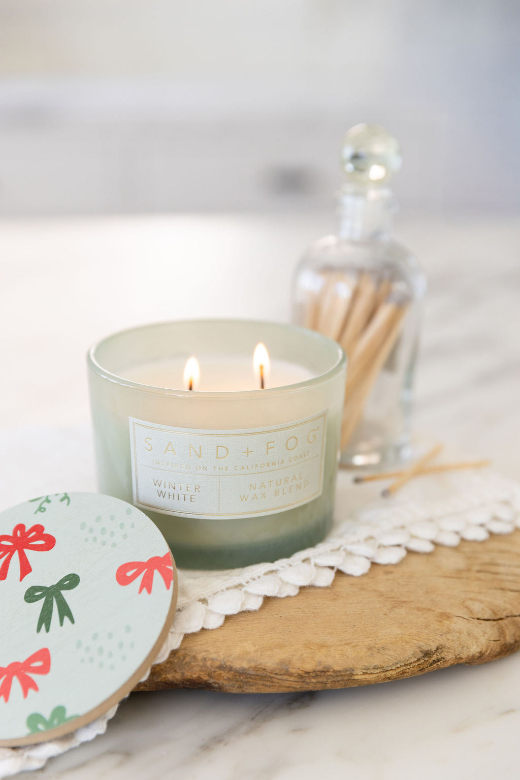 Cozy Winter White 12 oz scented candle