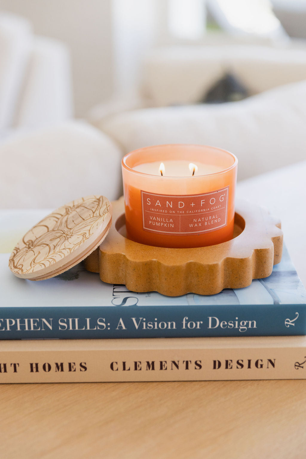 Cozy Vanilla Pumpkin 12 oz scented candle