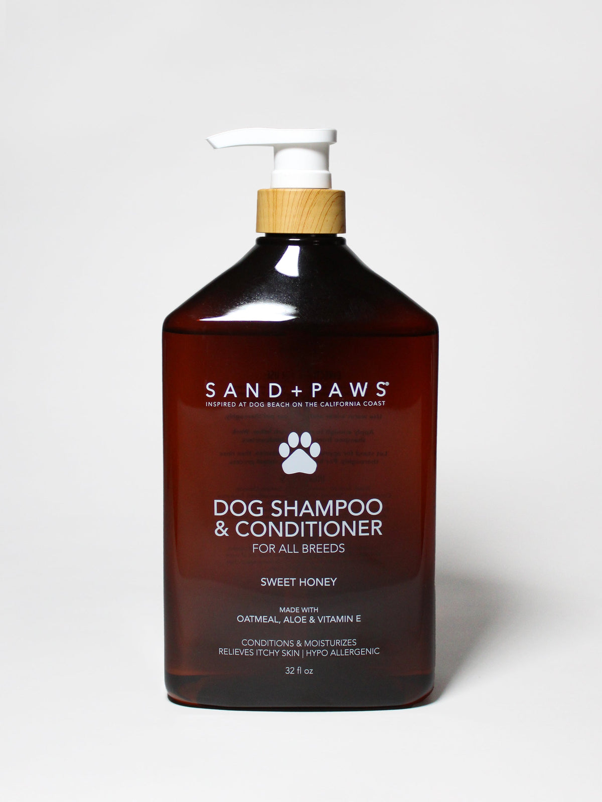Elegant Sand + Paws Pet Shampoo & Conditioner - Sweet Honey