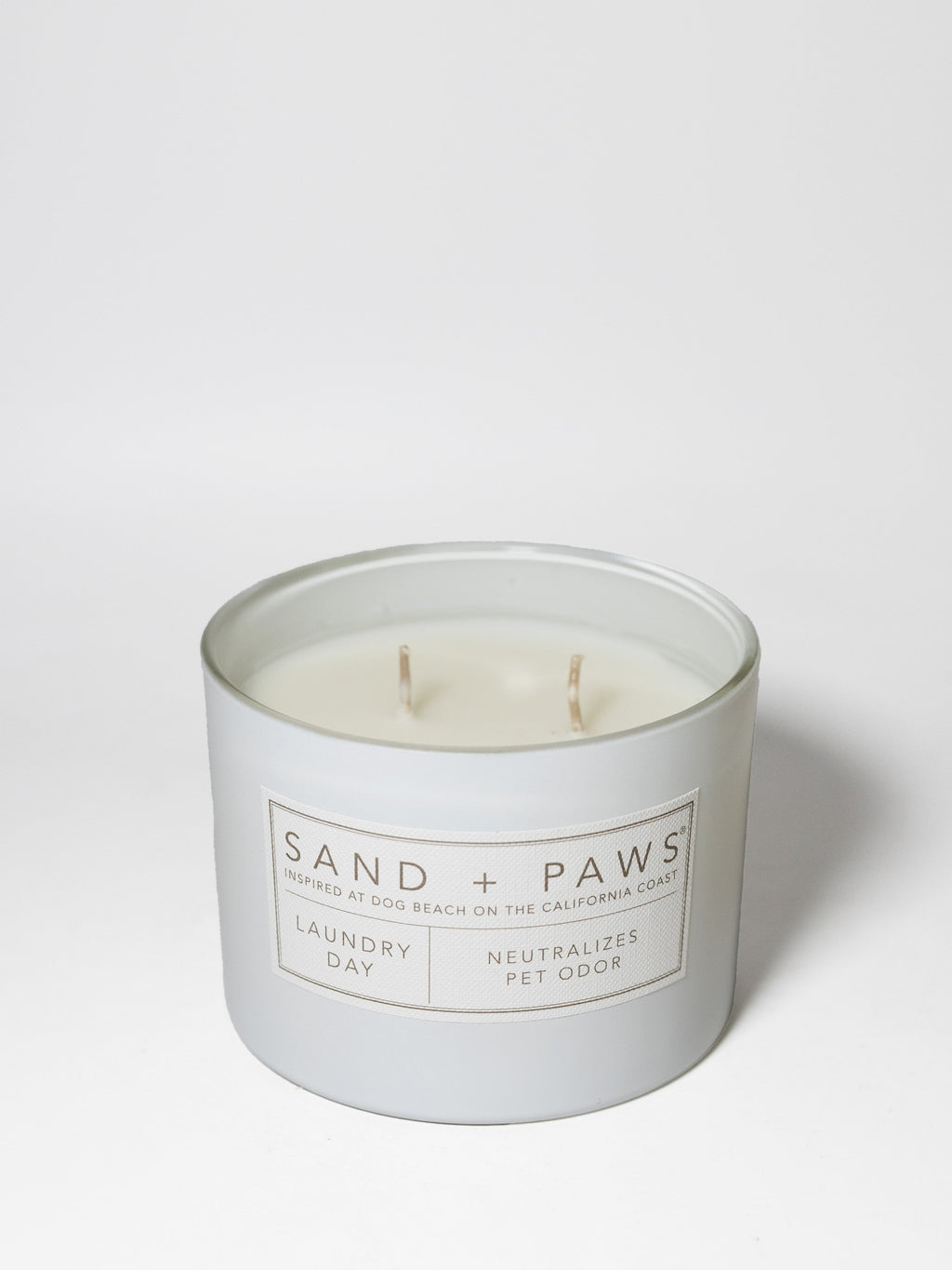 Cozy Sand + Paws Laundry Day 12 oz scented candle
