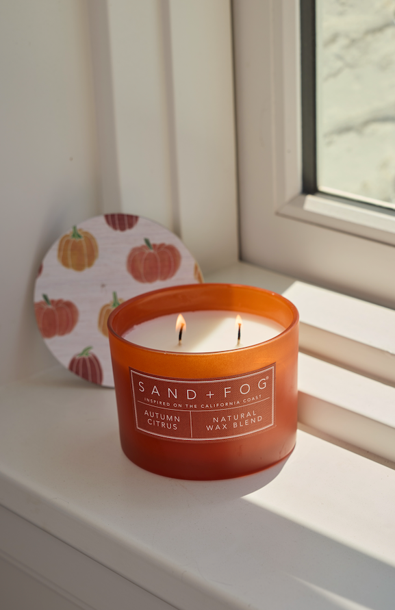 Cozy Autumn Citrus 12 oz scented candle