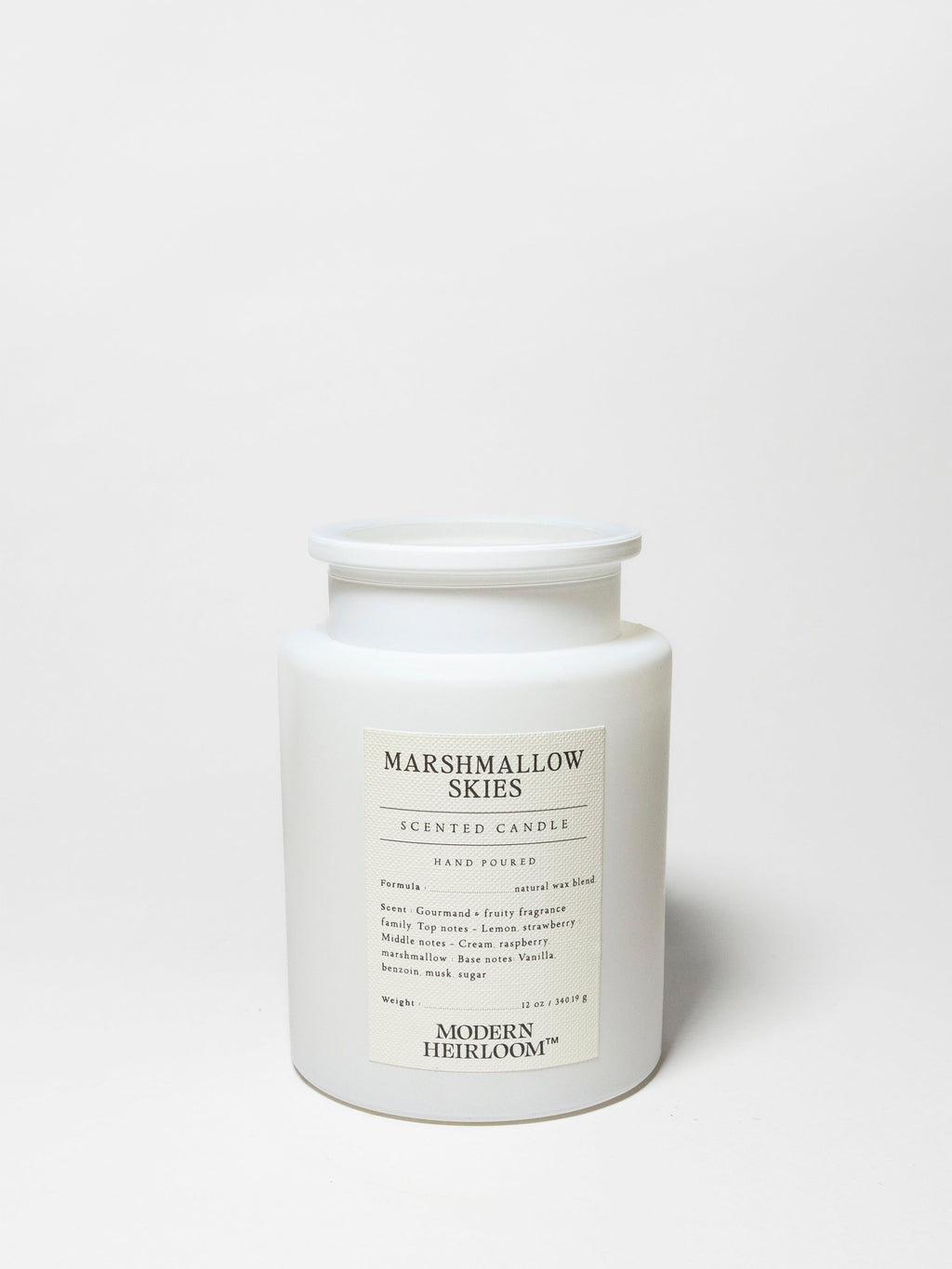 Cozy Marshmallow Skies 12 oz scented candle