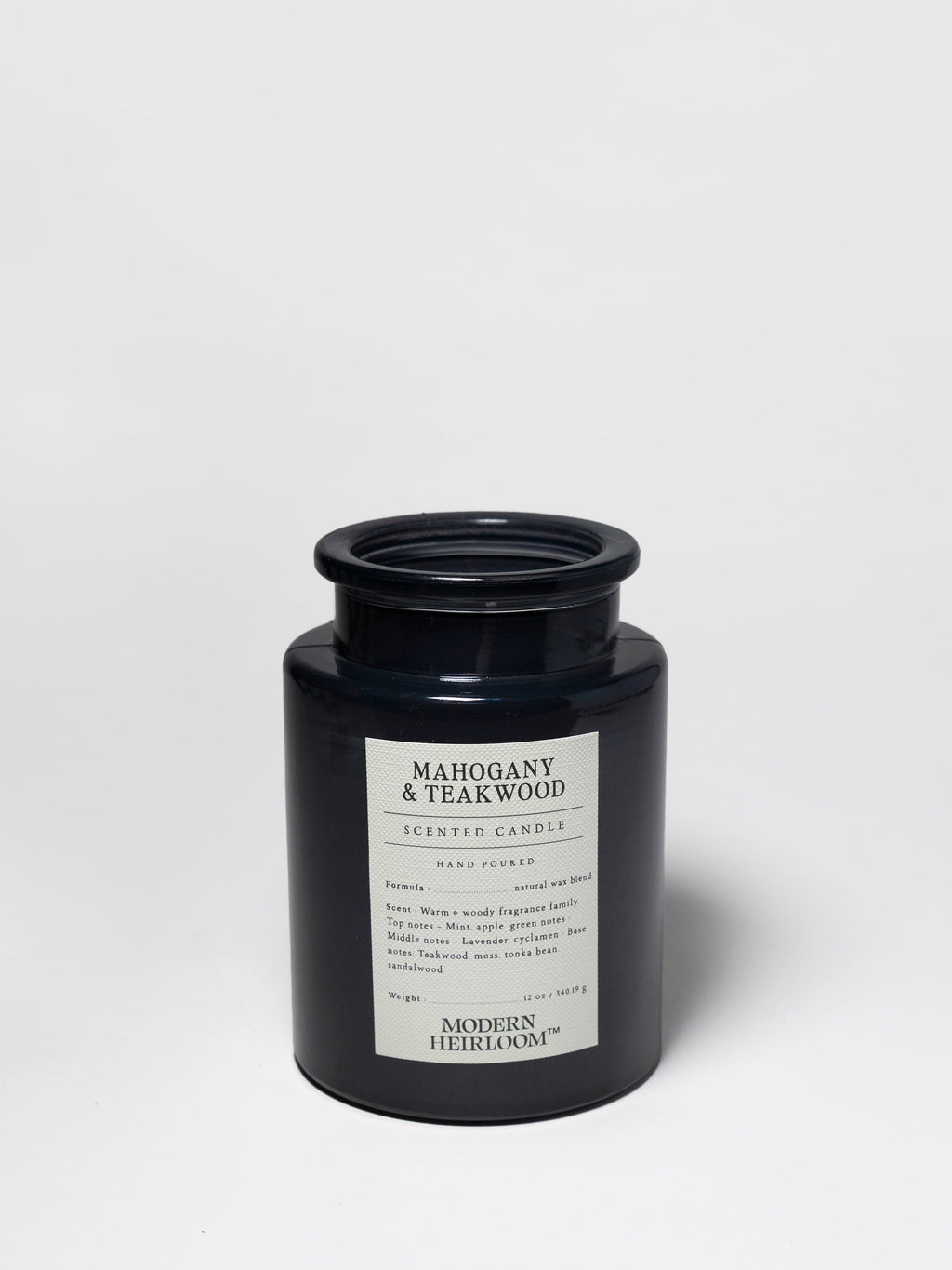 Cozy Mahogany & Teakwood 12 oz scented candle