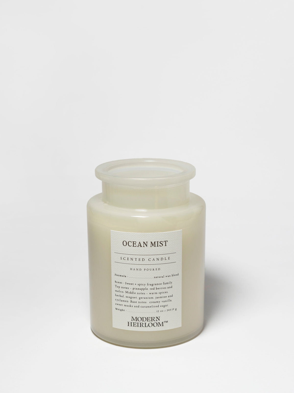 Cozy Ocean Mist 12 oz scented candle