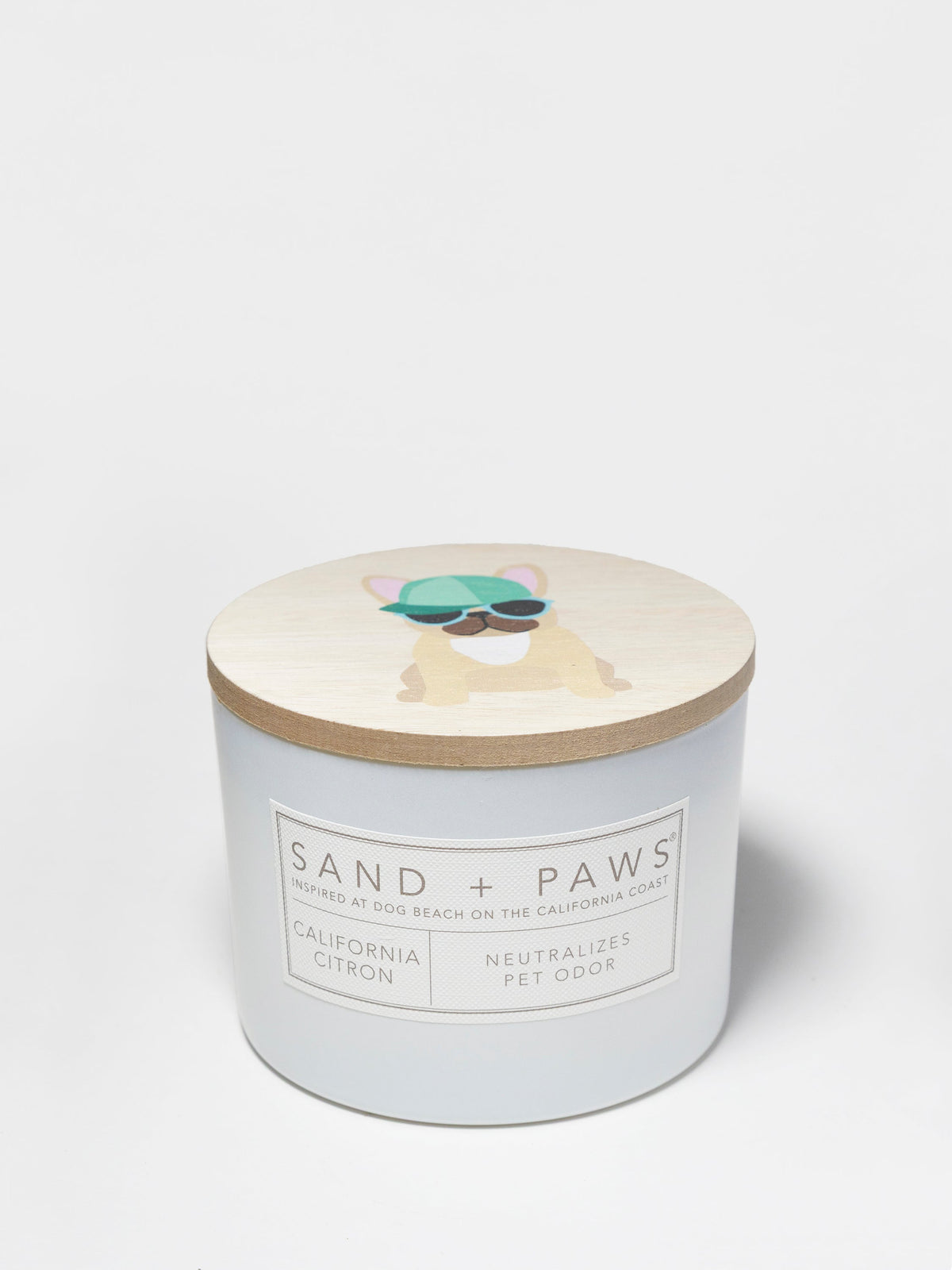 Cozy Sand + Paws California Citron 12 oz scented candle